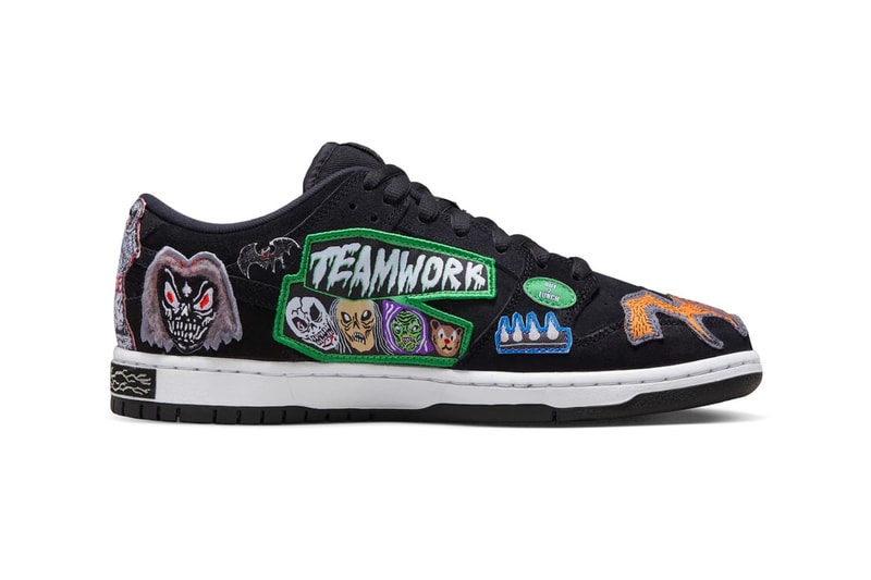 ナイキSBxネックフェイスによるコラボダンクローがついに発売 Neckface Nike SB Dunk Low Official Look Release Info DQ4488-001 Date Buy Price 