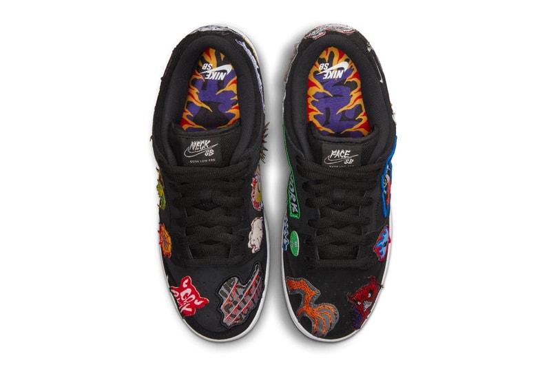 ナイキSBxネックフェイスによるコラボダンクローがついに発売 Neckface Nike SB Dunk Low Official Look Release Info DQ4488-001 Date Buy Price 