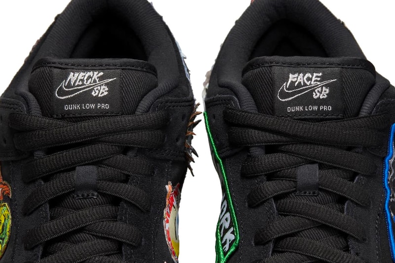ナイキSBxネックフェイスによるコラボダンクローがついに発売 Neckface Nike SB Dunk Low Official Look Release Info DQ4488-001 Date Buy Price 