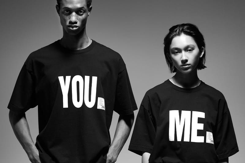 NEIGHBORHOOD から Katharine Hamnett のアーカイブアイテムを再構築したコラボコレクションがリリース