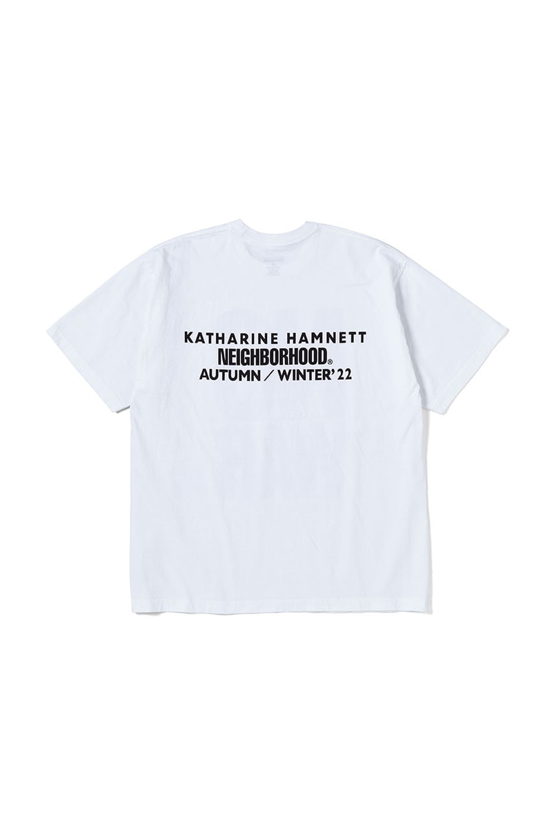 ネイバーフッドとキャサリンハムネットから最新コレクションがリリース NEIGHBORHOOD x Katharine Hamnett collab archive collection release info