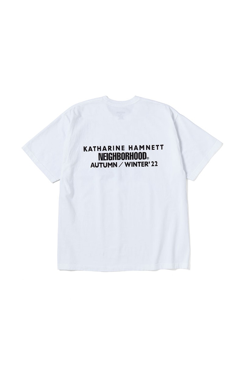 ネイバーフッドとキャサリンハムネットから最新コレクションがリリース NEIGHBORHOOD x Katharine Hamnett collab archive collection release info