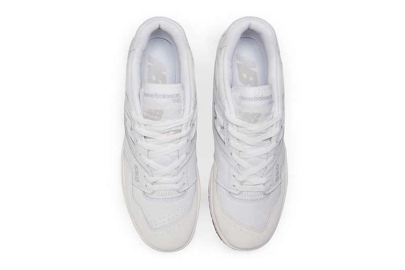 ニューバランス550からオールホワイトを纏った新色 “ホワイトガム”がスタンバイ New Balance 550 Surfaces in "White Gum" BB550WGU release info nb 650 basketball low-tops