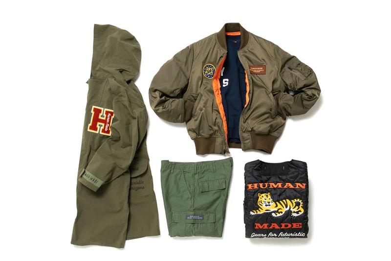 ヒューマン メイドから “ミリタリー” カプセルコレクションが発売 NIGO®️ HUMAN MADE®️  SEASON 24  “MILITARY” Capsule Collection release info