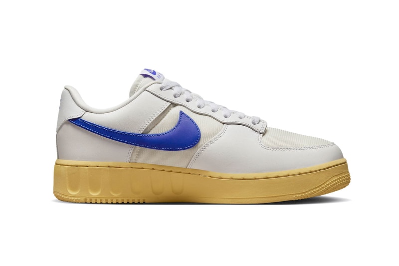 ナイキから爽やかな配色の新作 エアフォース 1 ユーティリティ “レーサーブルー”が登場 Nike Swoosh Air Force 1 Racer Blue Lemon White Sail Sneaker Trainers Jordan Brand Utility Fashion Streetwear Style