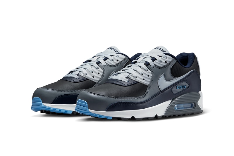 ナイキからゴアテックスで武装したエアマックス90に新色が登場 nike sportswear air max 90 gore tex grey black blue white waterproof dj9779 004 release date info photos price store list buying guide where to anthracite pure platinum