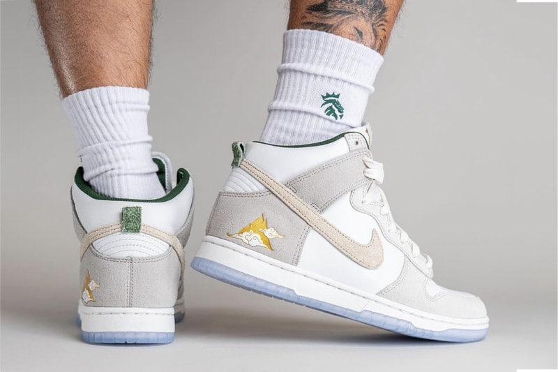ナイキから中国の旧正月を祝した新作ダンクハイの最新ビジュアルが浮上 Nike Dunk High Lunar New Year FD0776-100 On-Foot Photos