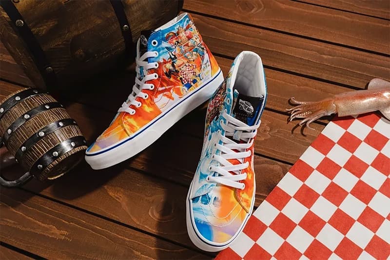 ヴァンズが『ワンピース』との初となるコラボコレクションを発表 one piece vans old skool authentic sk8-hi release date info store list buying guide photos price