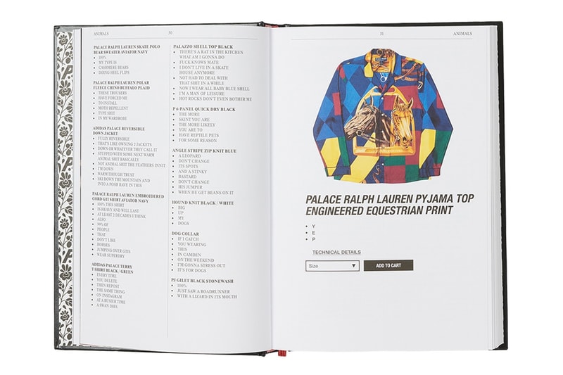 パレス スケートボードから過去のアイテムを収録したアーカイブブックが登場 palace skateboards product descriptions the selected archive book release info