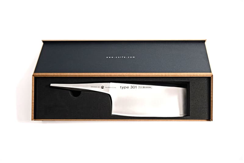 ポルシェデザインからミニマルなデザインの肉切り包丁がリリース porsche design cleaver knife stainless steel kitchen release date info photos price