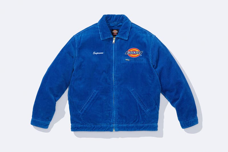 シュプリーム x ディッキーズ®による2022年秋シーズンのコラボコレクションが発売 Supreme x Dickies® collab collection 2022 fall release info