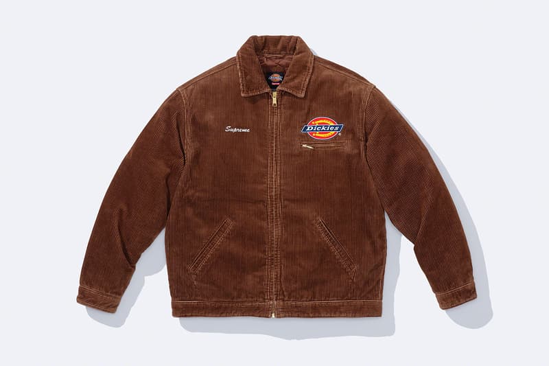 シュプリーム x ディッキーズ®による2022年秋シーズンのコラボコレクションが発売 Supreme x Dickies® collab collection 2022 fall release info