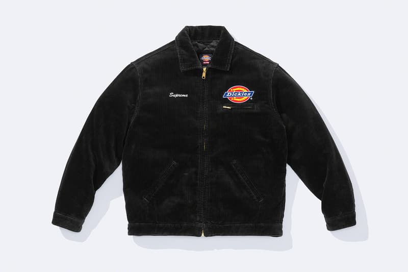 シュプリーム x ディッキーズ®による2022年秋シーズンのコラボコレクションが発売 Supreme x Dickies® collab collection 2022 fall release info