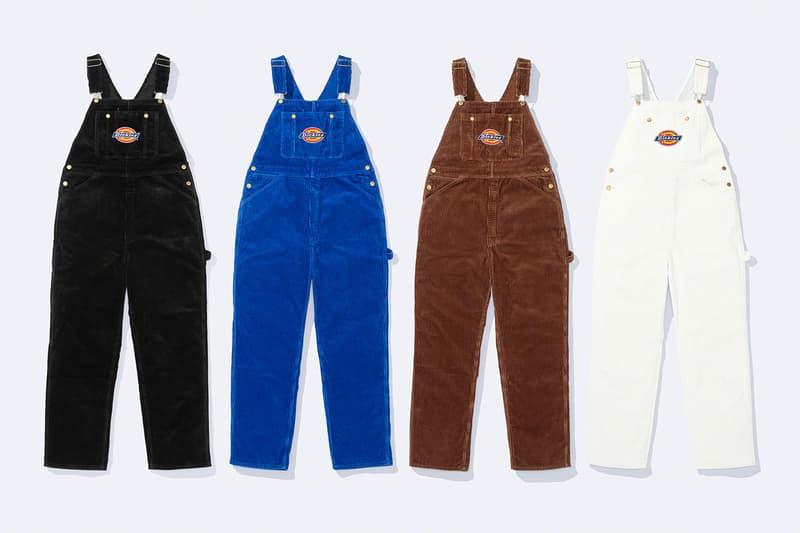 シュプリーム x ディッキーズ®による2022年秋シーズンのコラボコレクションが発売 Supreme x Dickies® collab collection 2022 fall release info