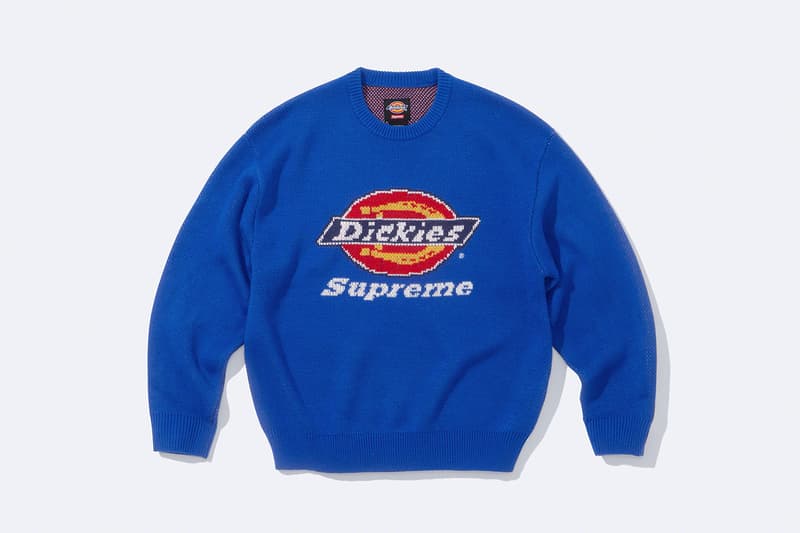 シュプリーム x ディッキーズ®による2022年秋シーズンのコラボコレクションが発売 Supreme x Dickies® collab collection 2022 fall release info