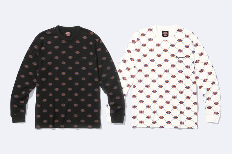 シュプリーム x ディッキーズ®による2022年秋シーズンのコラボコレクションが発売 Supreme x Dickies® collab collection 2022 fall release info