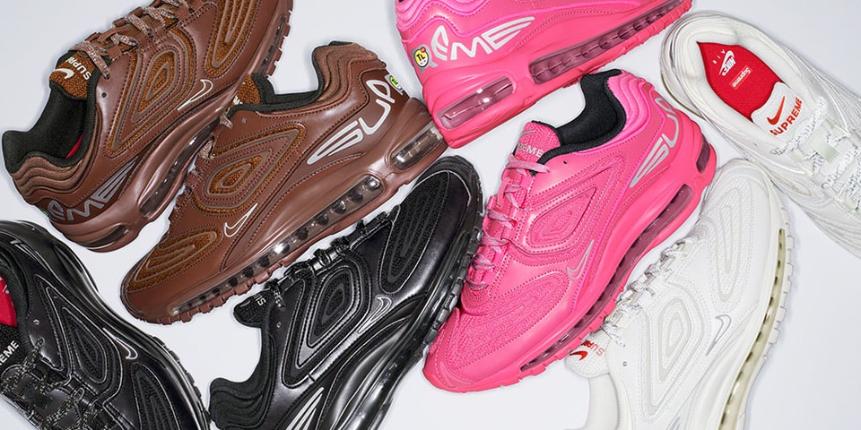 シュプリームxナイキ 22年秋の最新コラボエアマックス98tl発売 Hypebeast Jp シュプリームxナイキ 22年秋の最新コラボエアマックス98tl発売 Hypebeast Jp