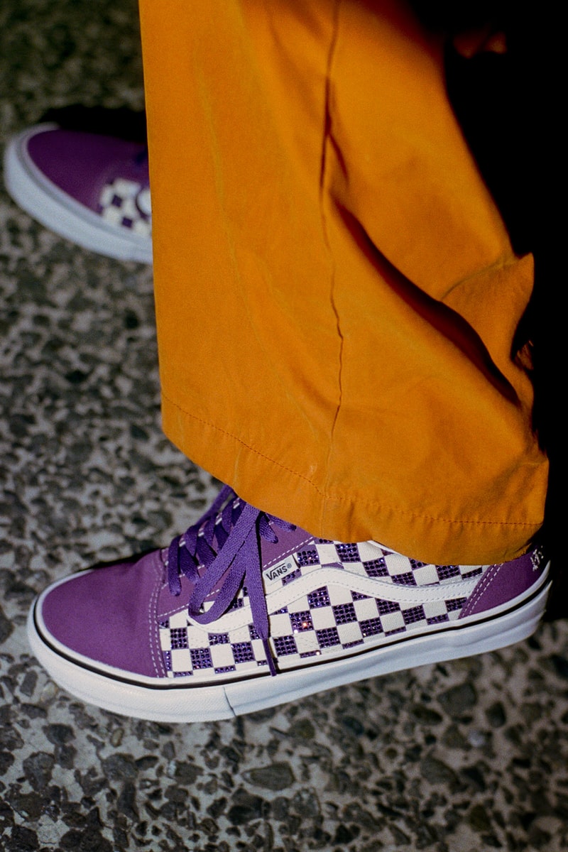 シュプリーム x ヴァンズからスワロフスキーのクリスタルを散りばめた オールドスクールが登場 Supreme x Swarovski x Vans Old Skool release info