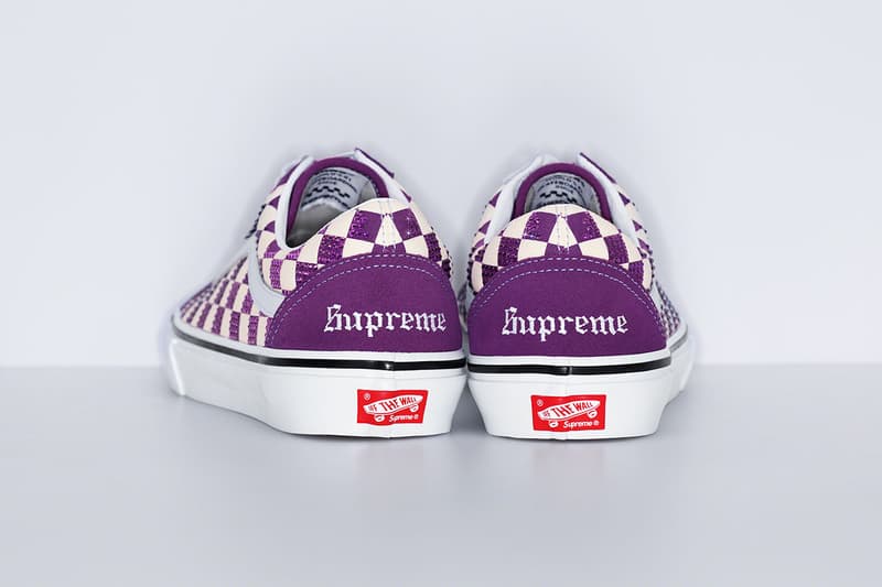 シュプリーム x ヴァンズからスワロフスキーのクリスタルを散りばめた オールドスクールが登場 Supreme x Swarovski x Vans Old Skool release info