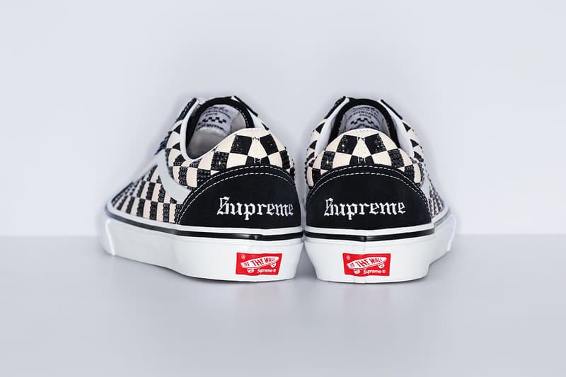 シュプリーム x ヴァンズからスワロフスキーのクリスタルを散りばめた オールドスクールが登場 Supreme x Swarovski x Vans Old Skool release info