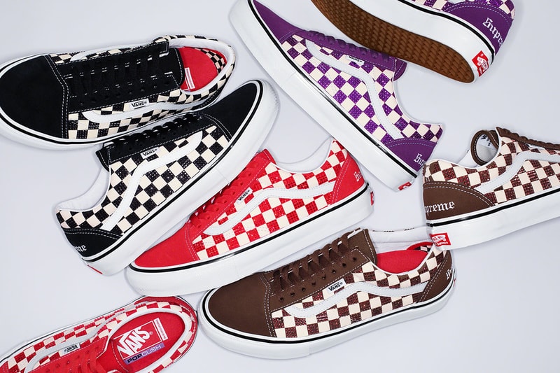 シュプリーム x ヴァンズからスワロフスキーのクリスタルを散りばめた オールドスクールが登場 Supreme x Swarovski x Vans Old Skool release info