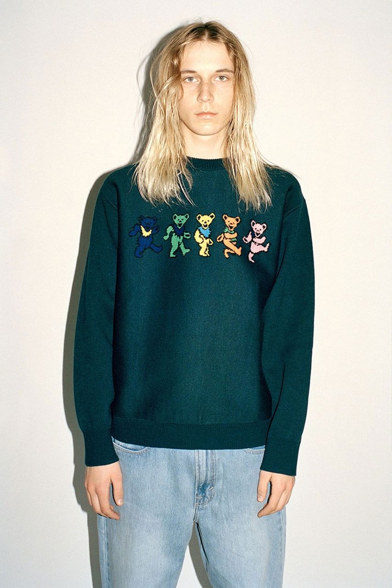 ディスイズネバーザットからグレイトフル・デッドをトリビュートしたコレクションが発売 thisisneverthat grateful dead collab collection psychedelic rock band san francisco bay jam band 13 point lightning steal your face hoodie rug jacket release info date price