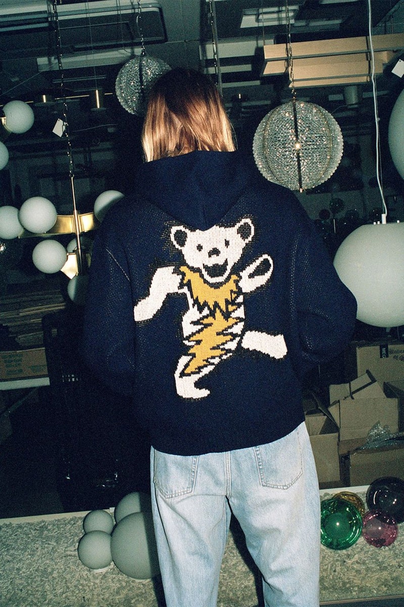 ディスイズネバーザットからグレイトフル・デッドをトリビュートしたコレクションが発売 thisisneverthat grateful dead collab collection psychedelic rock band san francisco bay jam band 13 point lightning steal your face hoodie rug jacket release info date price