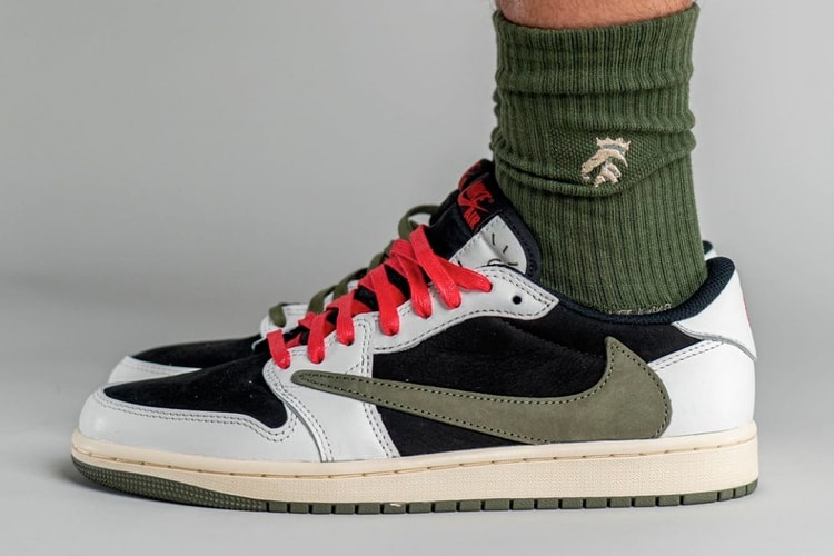 Travis Scott x Air Jordan 1 “Olive” の最新ビジュアルをチェック
