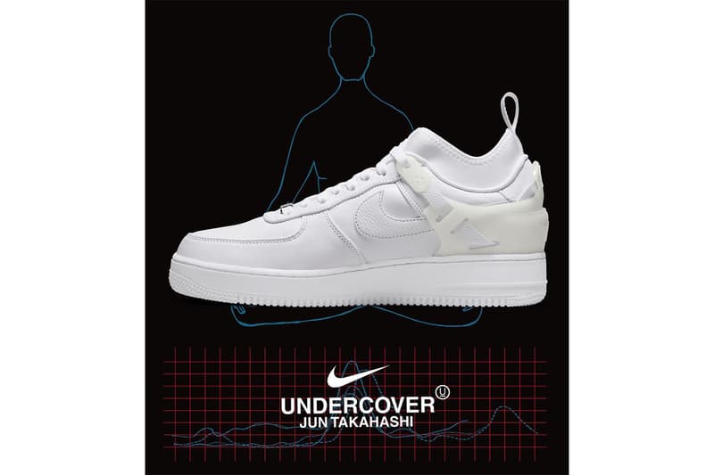 アンダーカバー x ナイキ エアフォース 1 ローの発売情報が解禁 UNDERCOVER x Nike Air Force 1 fall winter 2022 release info