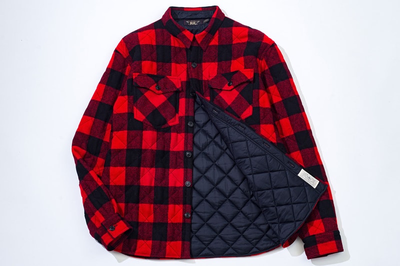 ロンハーマンからダブル・アールエルに別注したシャツジャケットが登場 Quilted shirt jacket from Ron Herman special collaboration with  Double RL