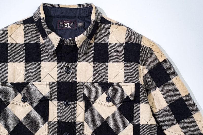 ロンハーマンからダブル・アールエルに別注したシャツジャケットが登場 Quilted shirt jacket from Ron Herman special collaboration with  Double RL