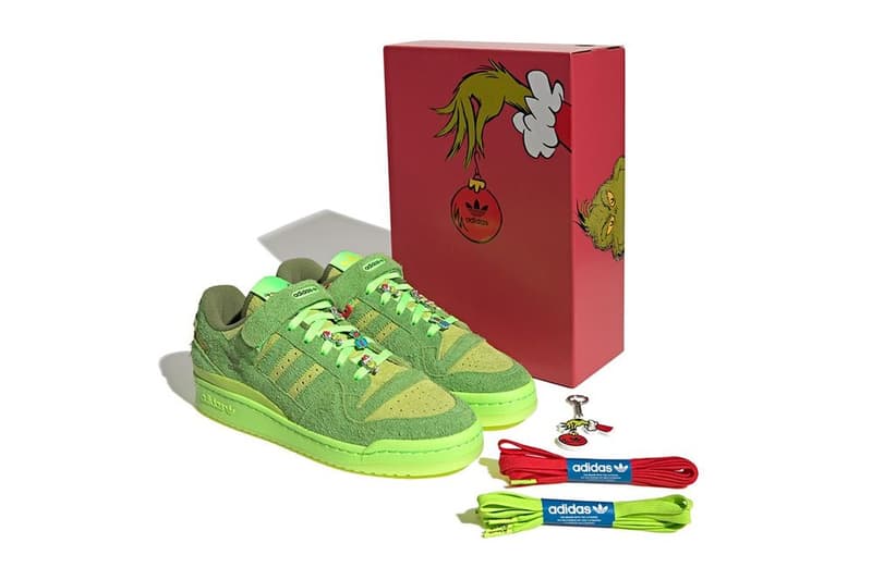 アディダスがホリデーシーズンの新作として人気キャラクター グリンチとのコラボフォーラムを発売 adidas forum low grinch dr seuss christmas holiday collaboration release date