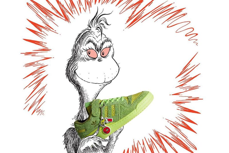 adidas がホリデーシーズンの新作として人気キャラクター グリンチとのコラボ Forum を発売