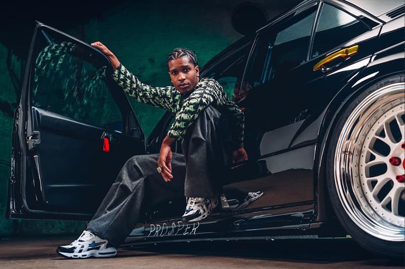 エイサップロッキーがニードフォースピード仕様のメルセデスベンツ公開 EA Need for Speed Unbound Palace Skateboards AWGE ASAP Rocky Mercedes Benz 190E images first look
