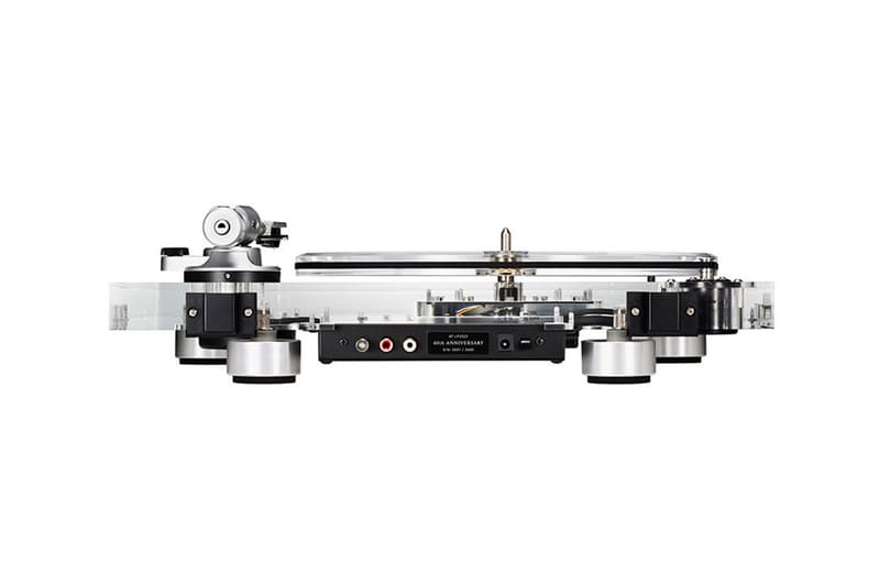 オーディオテクニカがクリアーアクリル仕上げのターンテーブルを限定リリース Audio Technica vinyl player dc motor sound burger transparent glass AT LP2022 30mm washi release info date price