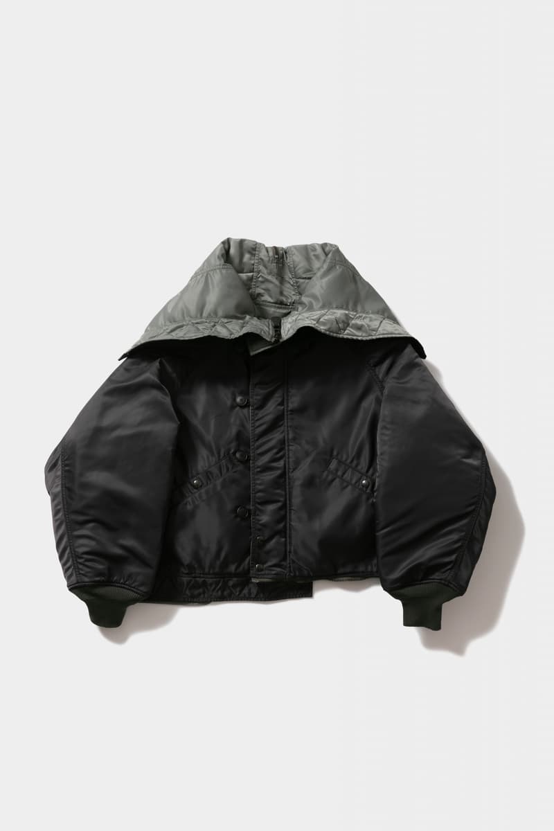 ビューティフルピープルがアルファインダストリーズのジャケット再構築 beautiful people reconstructs Alpha Industries flight jacket in a 4-way version