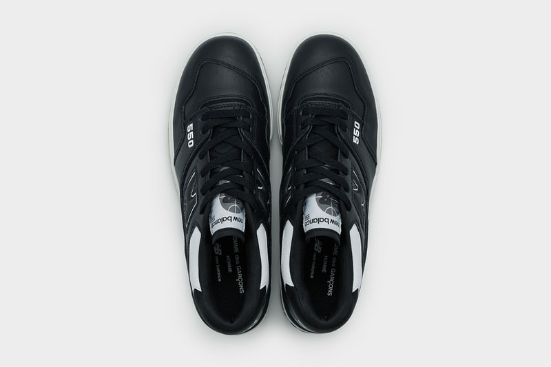 コム デ ギャルソン・オムとニューバランスの最新コラボシューズ BB550の発売日が決定 COMME des GARÇONS HOMME New Balance Collabo BB550 Release Info