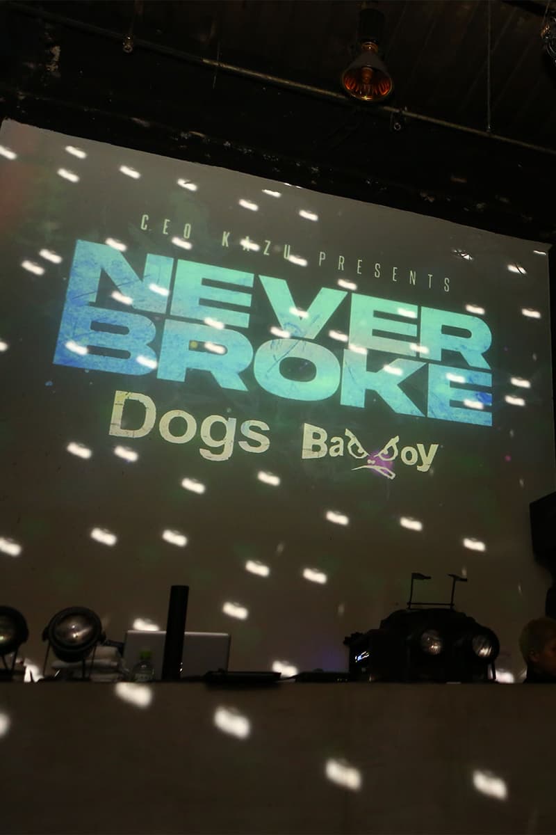 ドッグスとバッドボーイのコラボアイテム発売記念イベント “ネバーブローク”をプレイバック Dogs Badboys Never Broke Recap Mony Horse IO Jindogg Y's