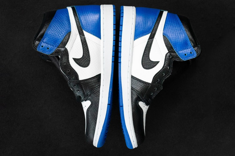 ルイ・ヴィトンのエピレザーを使用した幻のフラグメントデザイン x エアジョーダン 1 をチェック fragment design Air Jordan 1 Sample LV Epi Leather Info kim jones louis vuitton rare pics photos images