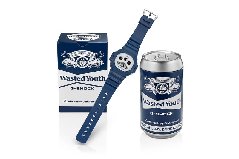 ジーショックから VERDY の手掛けるウェイステッド ユースとのコラボウォッチがリリース CASIO G-SHOCK VERDY Wasted Youth  Collab watch DW-5900WY release info