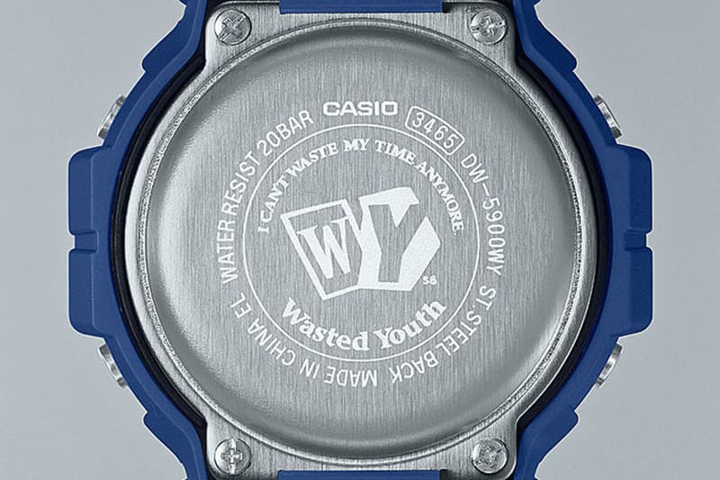 ジーショックから VERDY の手掛けるウェイステッド ユースとのコラボウォッチがリリース CASIO G-SHOCK VERDY Wasted Youth Collab watch DW-5900WY release info