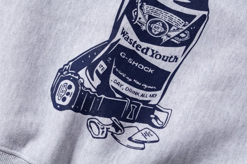 ジーショックから VERDY の手掛けるウェイステッド ユースとのコラボウォッチがリリース CASIO G-SHOCK VERDY Wasted Youth Collab watch DW-5900WY release info