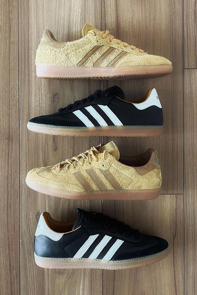 ジョウンドがアディダスとタッグを組んだコラボサンバをリリース　jjjjound adidas samba black white beige release info date store list buying guide photos price.  