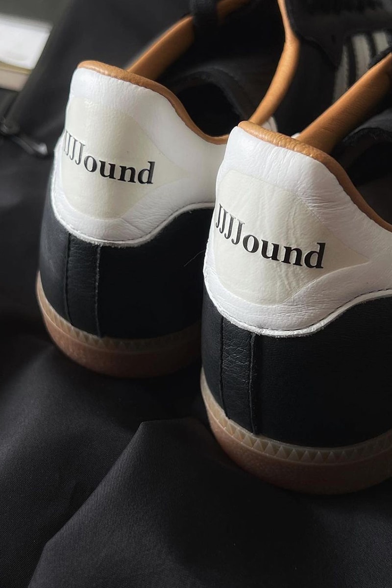 ジョウンドがアディダスとタッグを組んだコラボサンバをリリース　jjjjound adidas samba black white beige release info date store list buying guide photos price.  