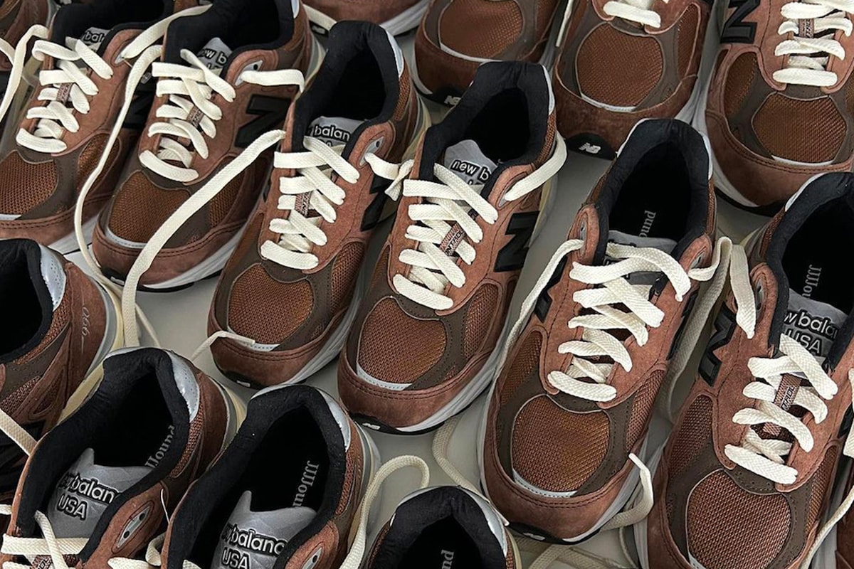 ジョウンドxニューバランスによる最新コラボ 990v3がスタンバイ JJJJound Reveals Yet Another New Balance 990v3 Collaboration montreal based sneakers brown olive suede leather made in usa