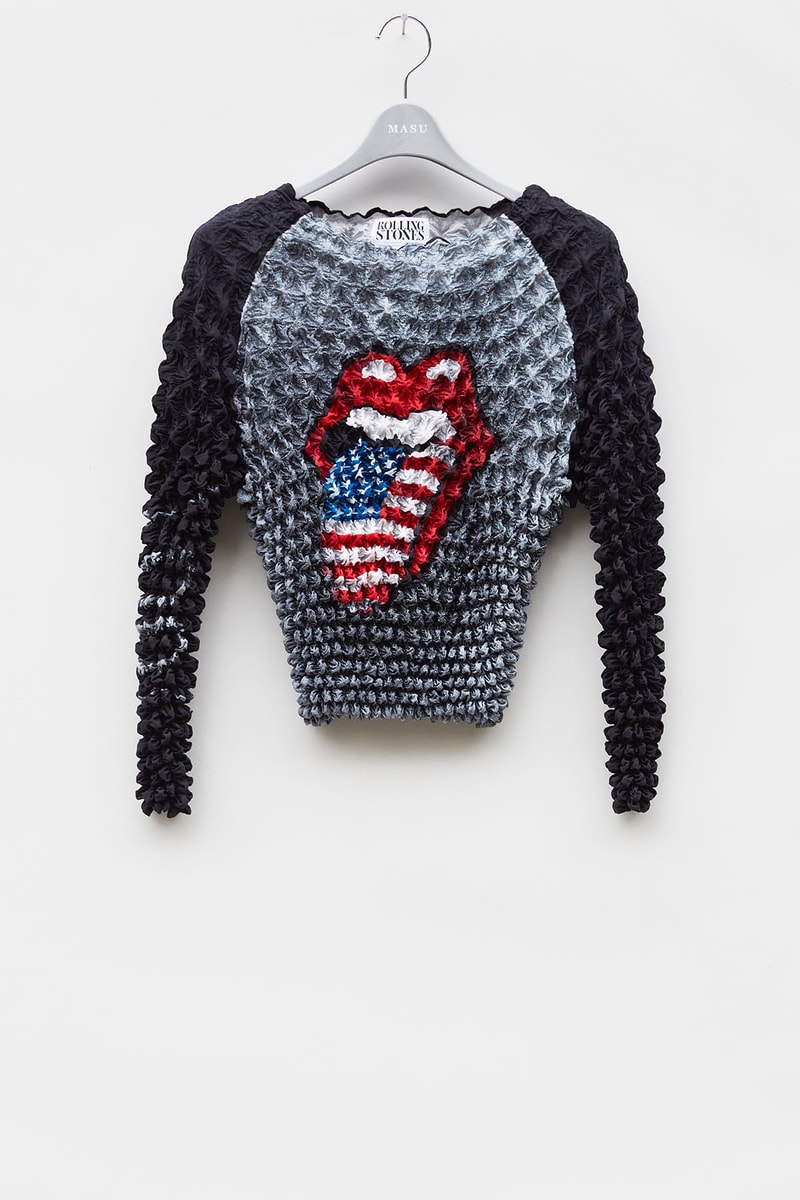 エムエーエスユーがローリング・ストーンズとのコラボアイテムを発表 M A S U x The Rolling Stones collab items release info lala takahashi