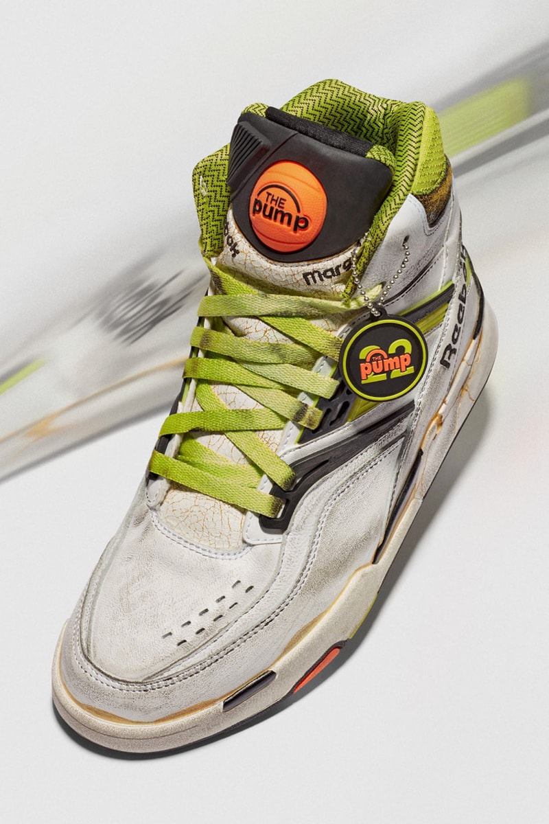 メゾン マルジェラ x リーボックの最新コラボ TZ ポンプ デッドストックが登場 Maison Margiela Readies Aged Reebok TZ Pump Deadstock release info John Galliano