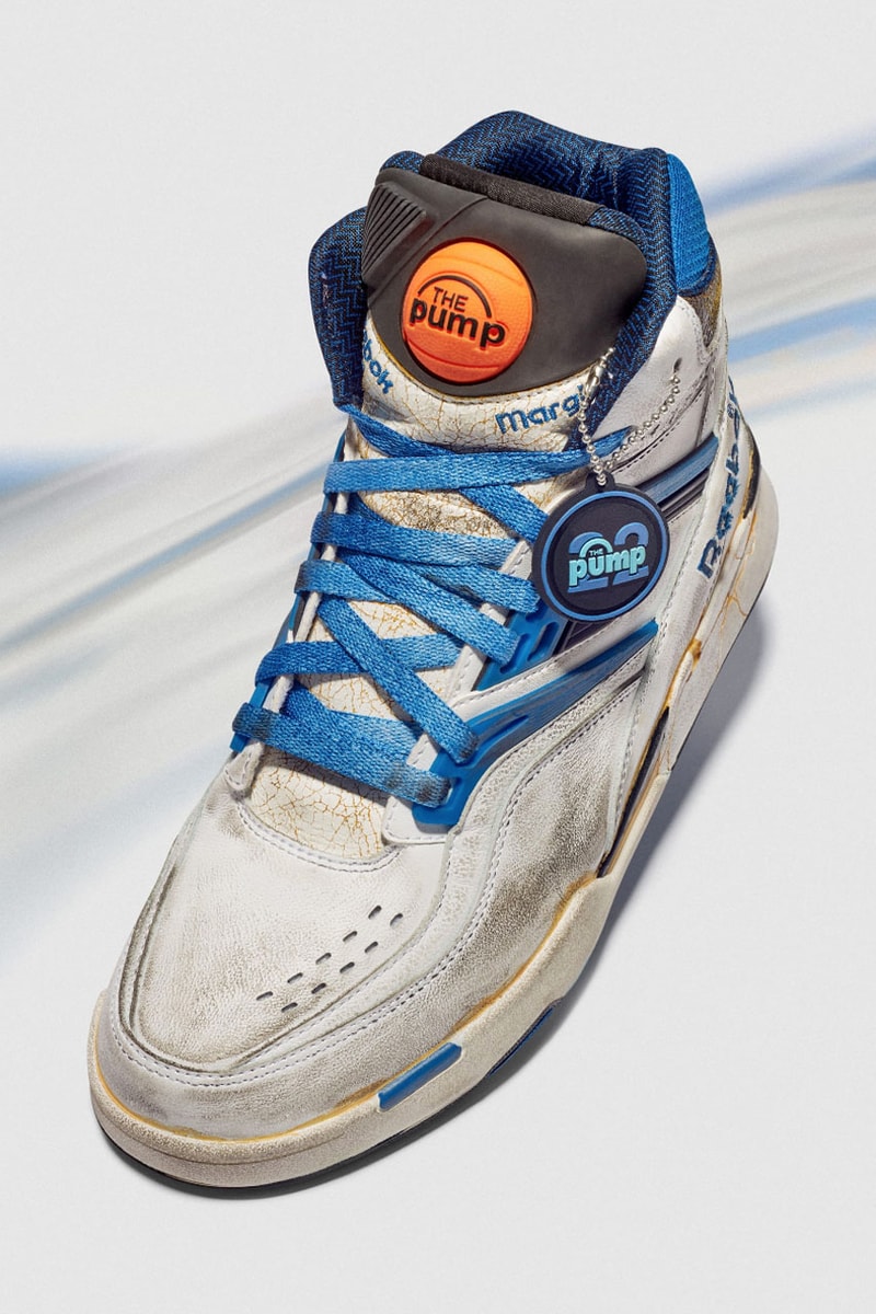メゾン マルジェラ x リーボックの最新コラボ TZ ポンプ デッドストックが登場 Maison Margiela Readies Aged Reebok TZ Pump Deadstock release info John Galliano