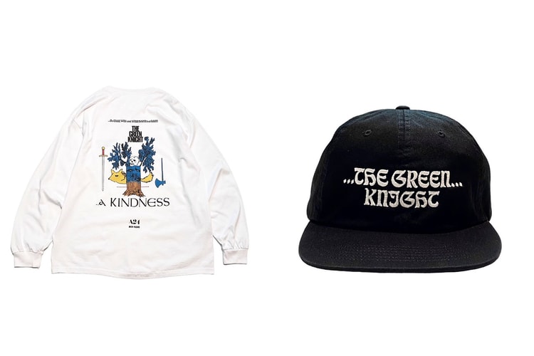 MIN-NANO が A24 の新作映画『グリーン・ナイト』の公開を記念したコラボアイテムを製作