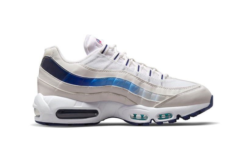 ナイキがサッカー・イングランド代表仕様のエアマックス95をリリース Nike Air Max 95 Pays Tribute to the "3 Lions" Just in Time for the 2022 FIFA World Cup soccer british england london white red blue